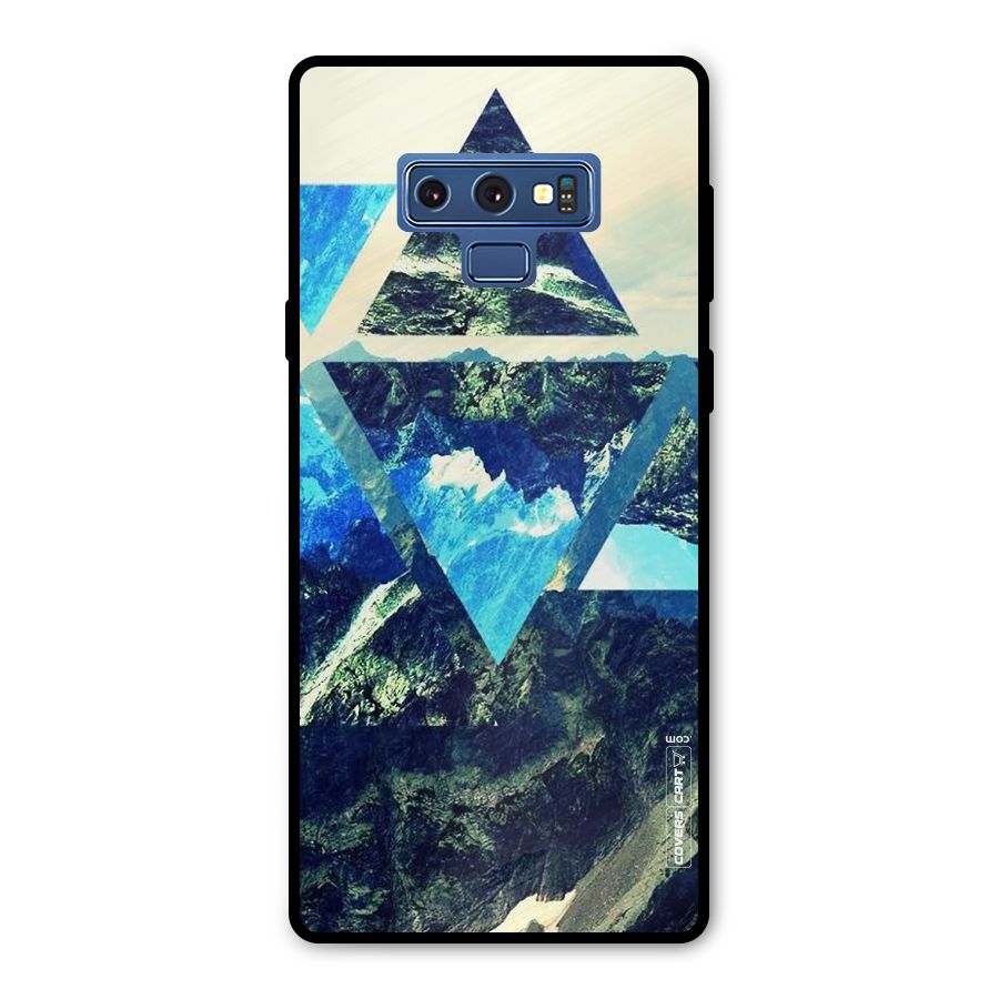 Triangular View Metal Back Case for Galaxy Note 9