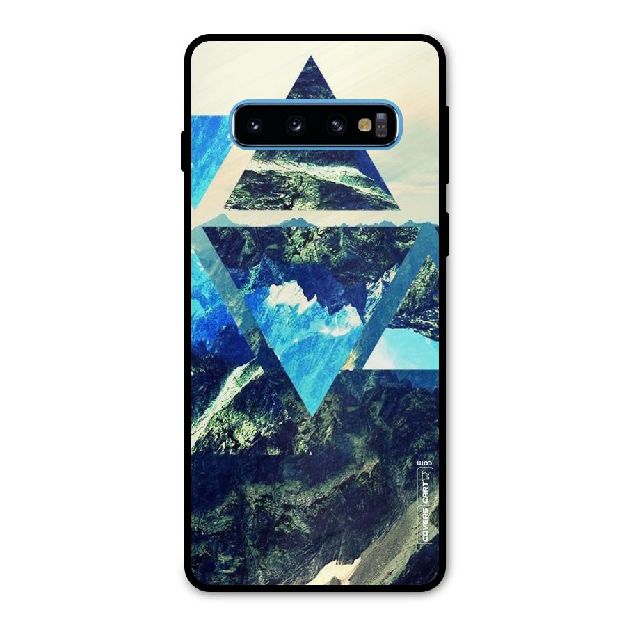 Triangular View Metal Back Case for Galaxy S10