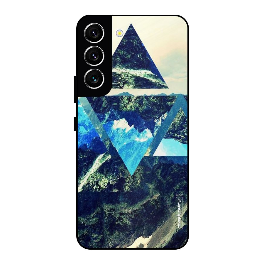 Triangular View Metal Back Case for Galaxy S22 5G