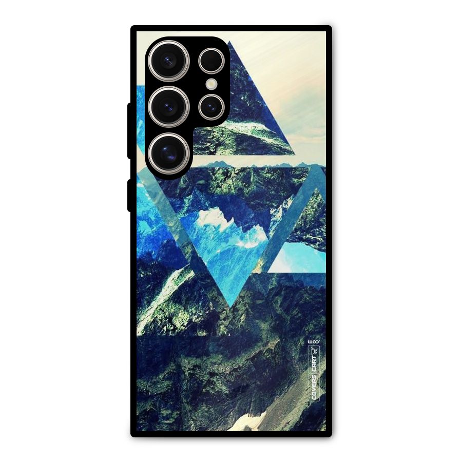Triangular View Metal Back Case for Galaxy S24 Ultra