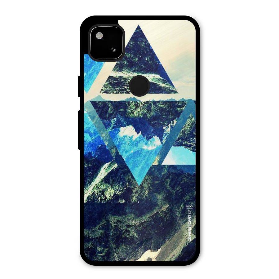 Triangular View Metal Back Case for Google Pixel 4a