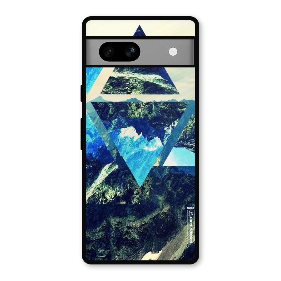 Triangular View Metal Back Case for Google Pixel 7a