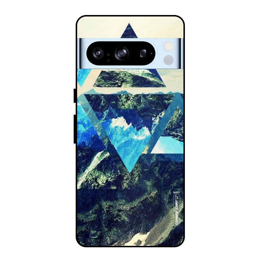 Triangular View Metal Back Case for Google Pixel 8 Pro