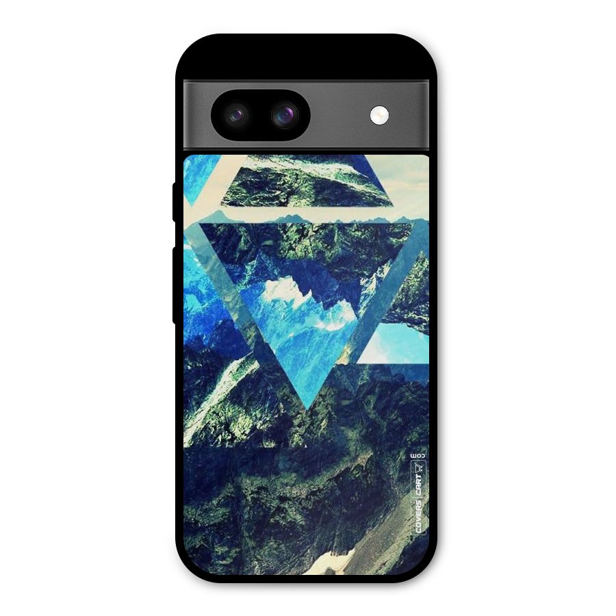 Triangular View Metal Back Case for Google Pixel 8a
