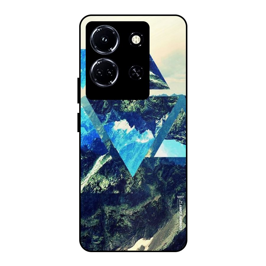 Triangular View Metal Back Case for Infinix Note 30 5G