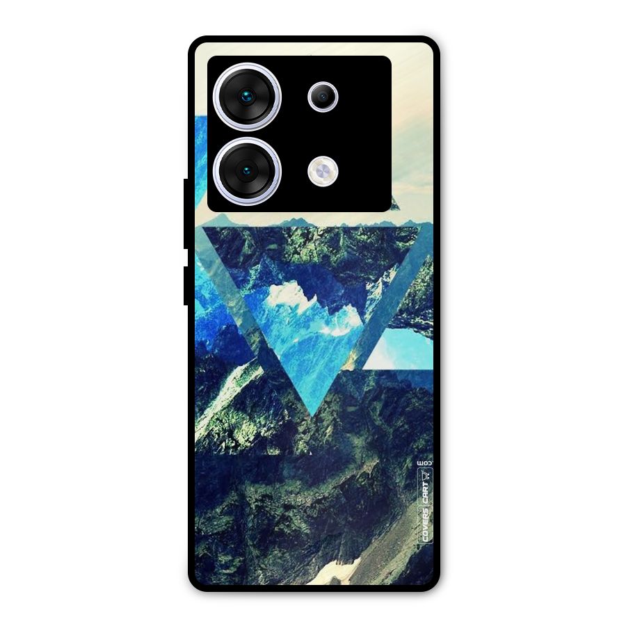 Triangular View Metal Back Case for Infinix Zero 30 5G