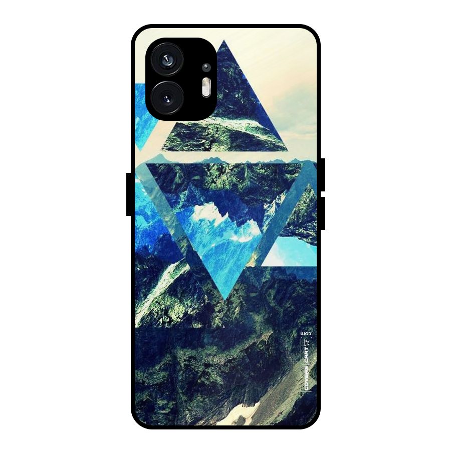 Triangular View Metal Back Case for Nothing Phone 2