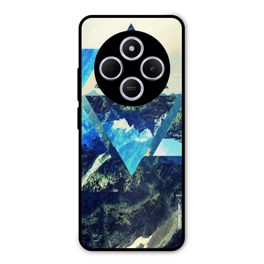 Triangular View Metal Back Case for Poco C75 5G