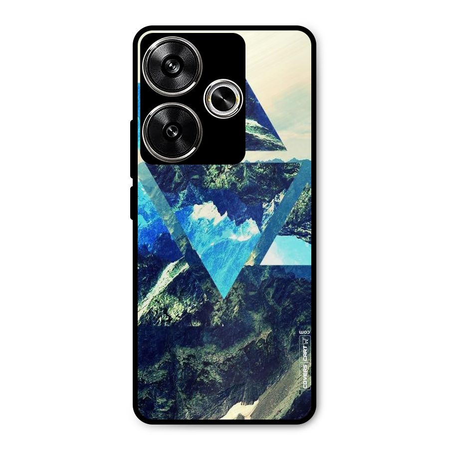 Triangular View Metal Back Case for Poco F6
