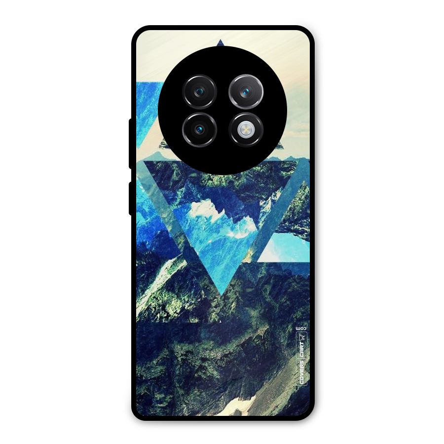 Triangular View Metal Back Case for Realme 13 Plus