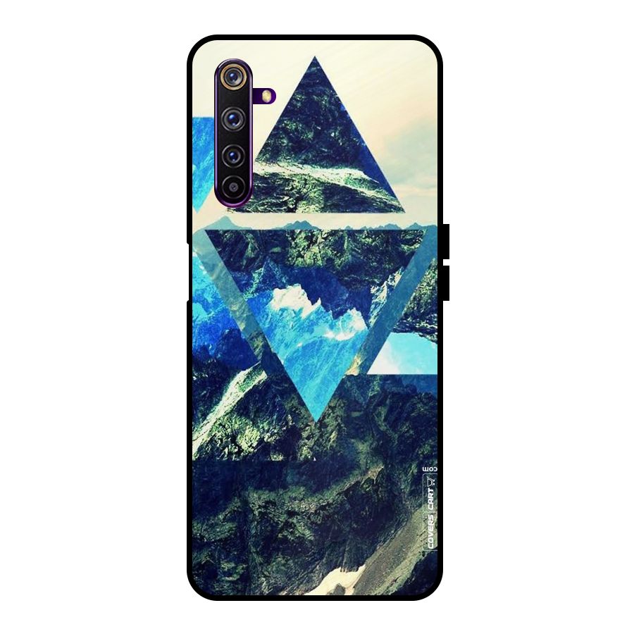 Triangular View Metal Back Case for Realme 6 Pro