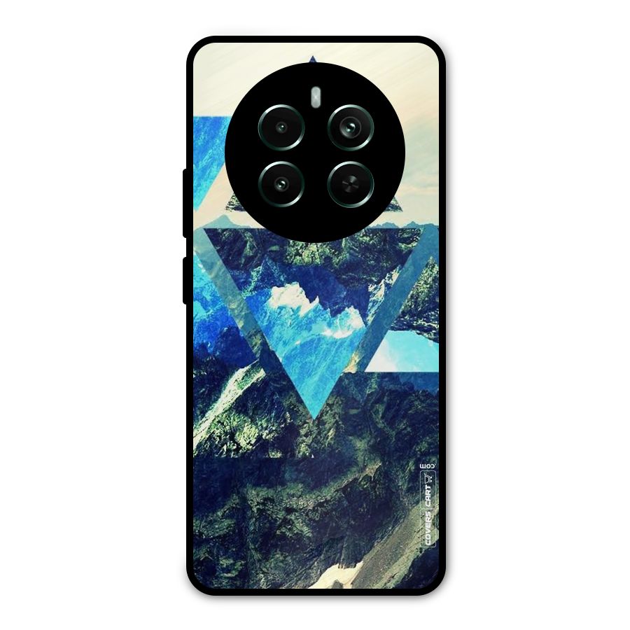 Triangular View Metal Back Case for Realme Narzo 70 Pro
