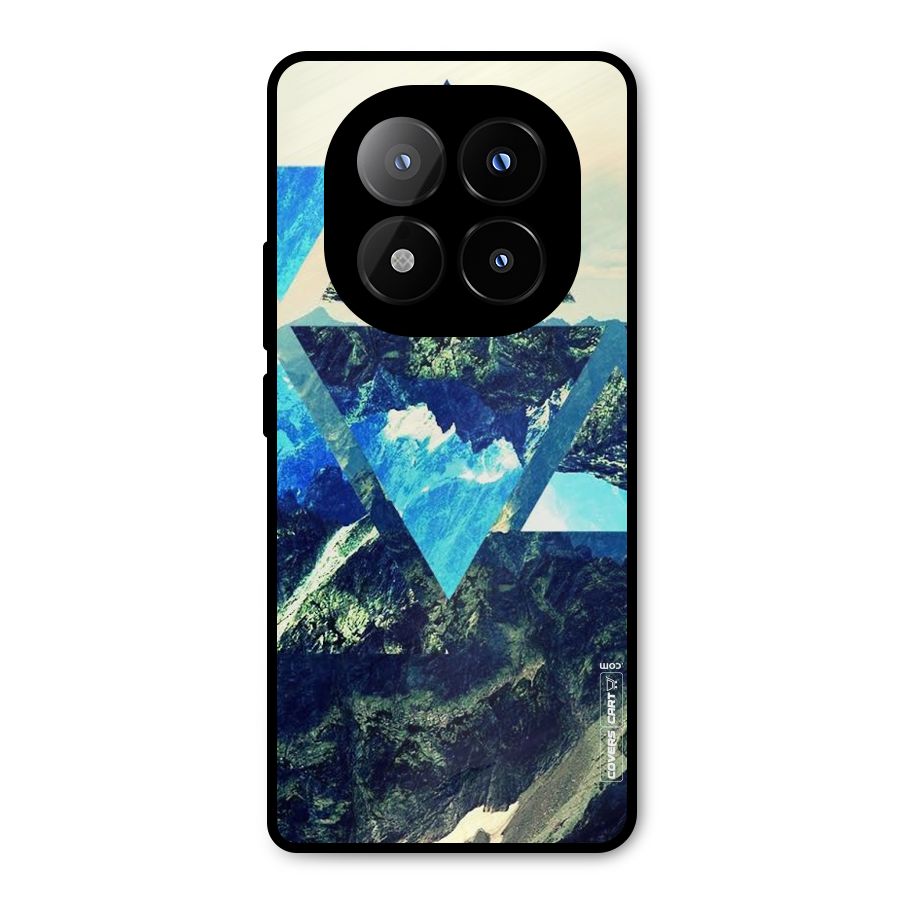 Triangular View Metal Back Case for Redmi Note 14 Pro Plus 5G