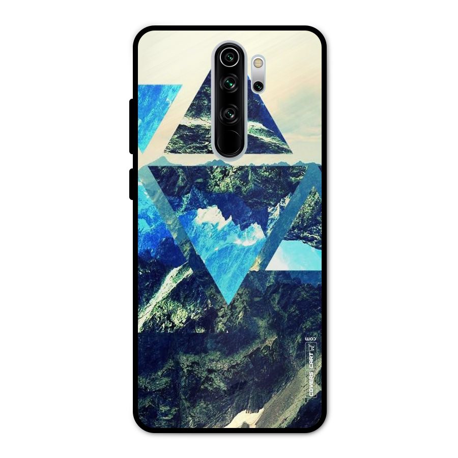 Triangular View Metal Back Case for Redmi Note 8 Pro