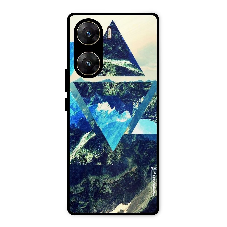 Triangular View Metal Back Case for Vivo V29e