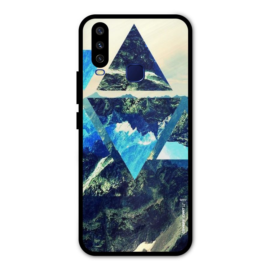 Triangular View Metal Back Case for Vivo Y12