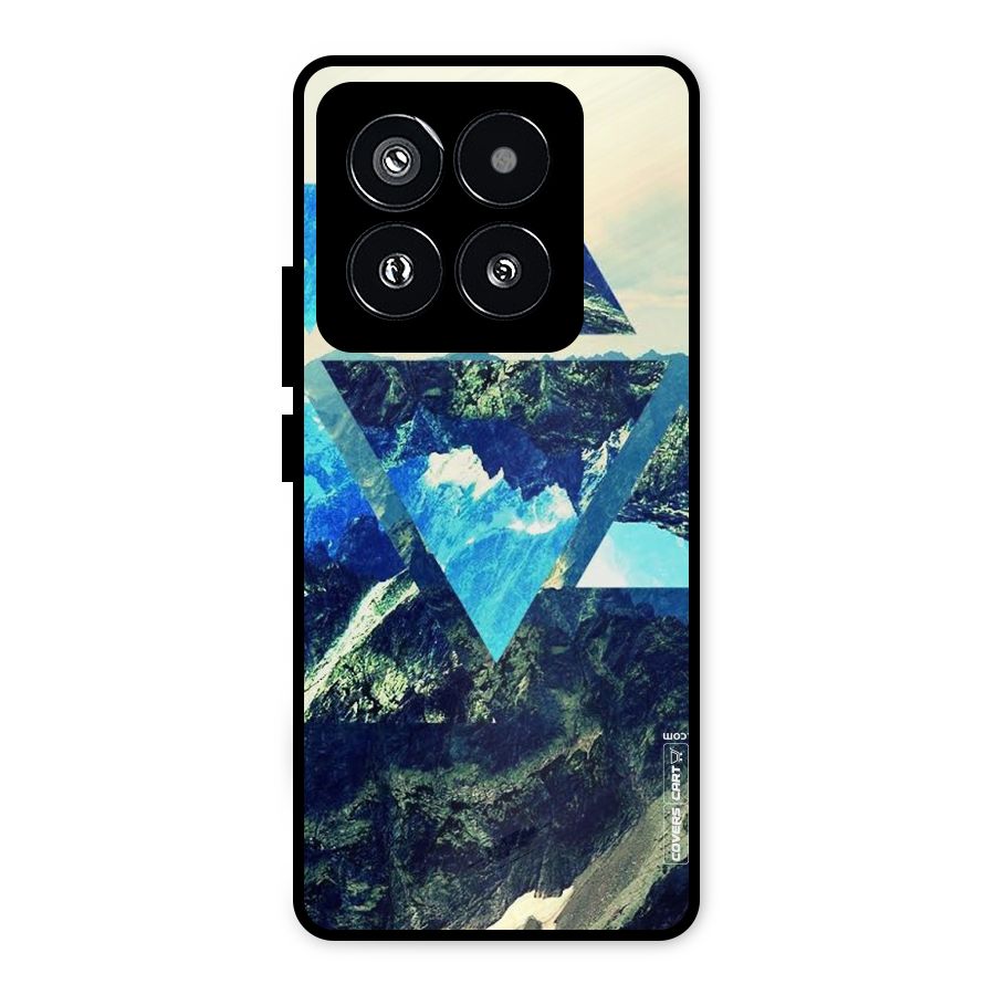 Triangular View Metal Back Case for Xiaomi 14 Pro