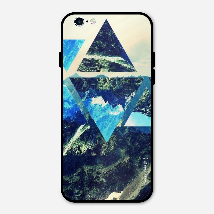 Triangular View Metal Back Case for iPhone 6 6s