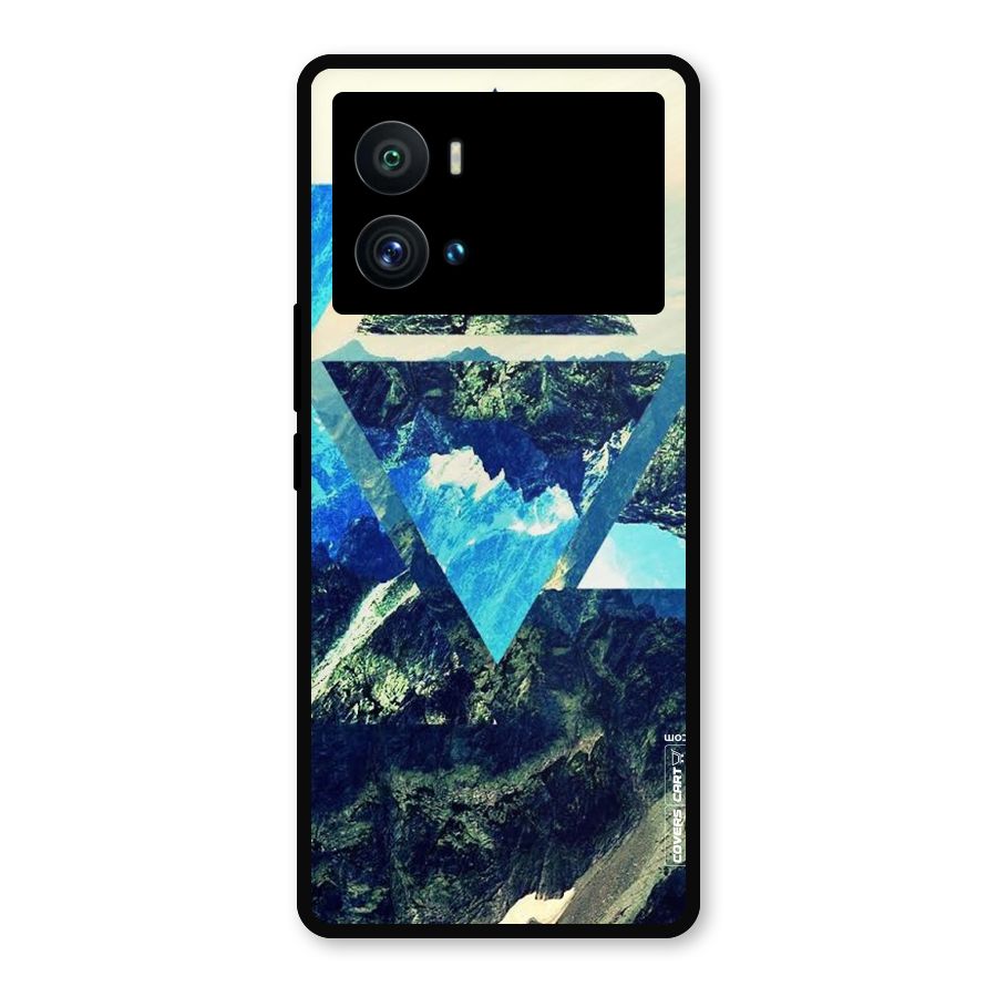 Triangular View Metal Back Case for iQOO 9 Pro