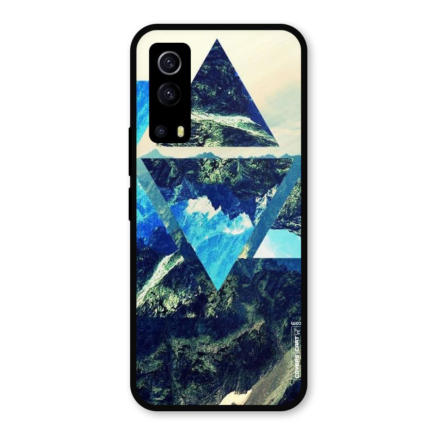 Triangular View Metal Back Case for iQOO Z3