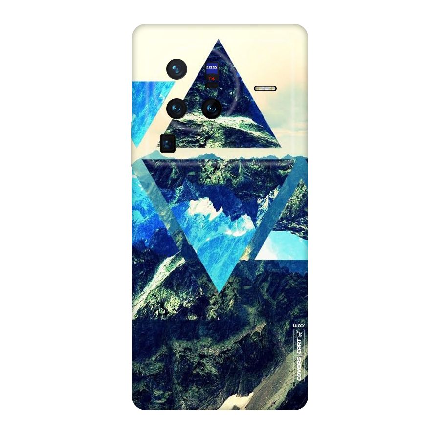 Triangular View Original Polycarbonate Back Case for Vivo X80