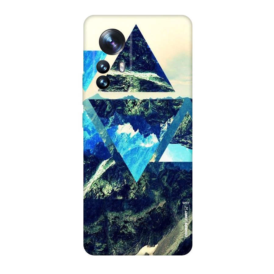 Triangular View Original Polycarbonate Back Case for Xiaomi 12 Pro