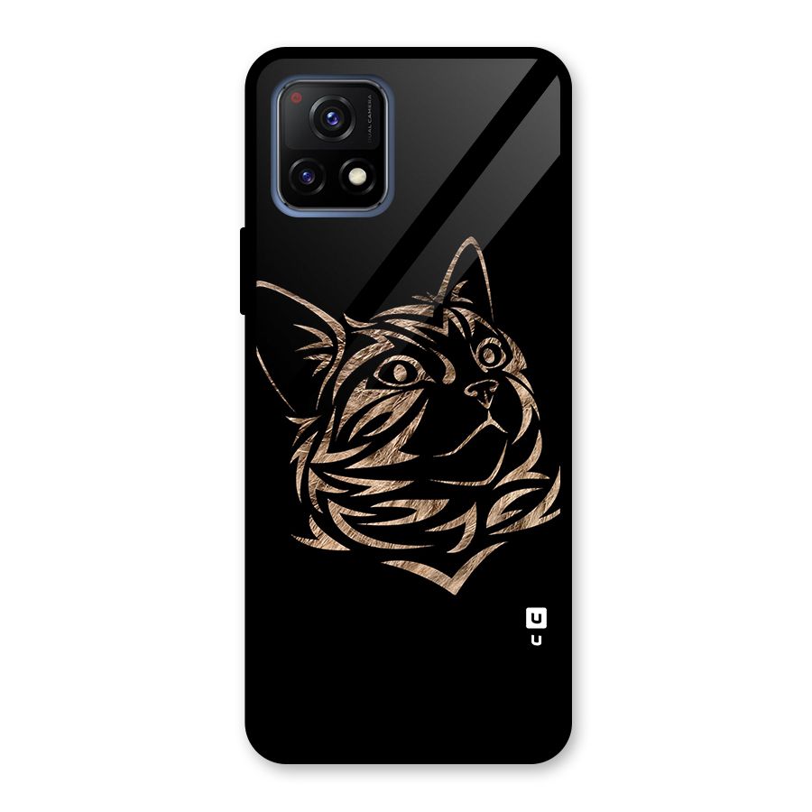 Tribal Cat Glass Back Case for Vivo Y72 5G
