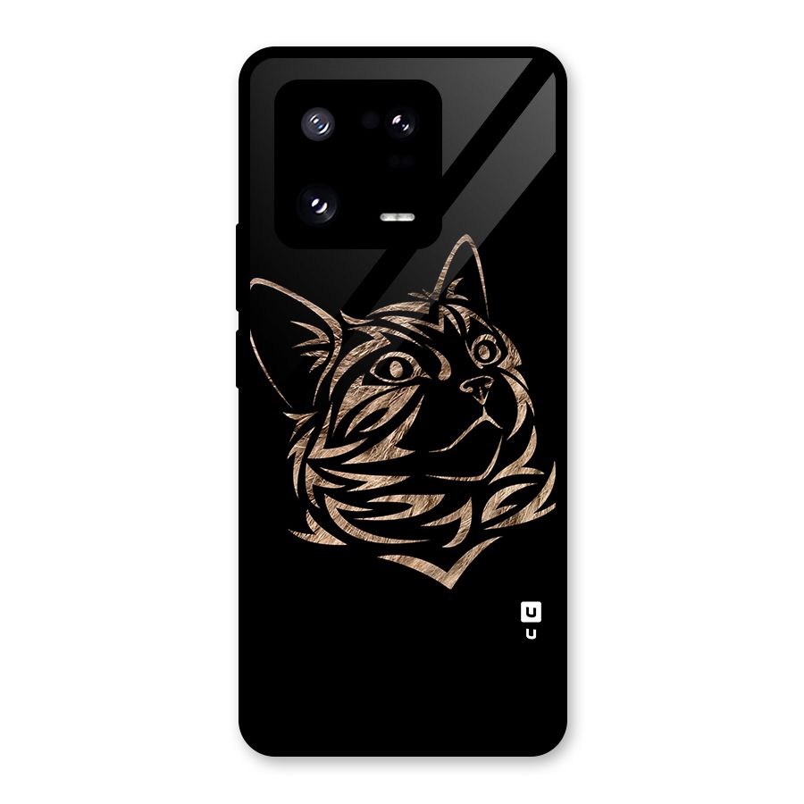 Tribal Cat Glass Back Case for Xiaomi 13 Pro