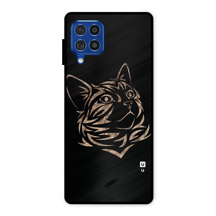 Tribal Cat Metal Back Case for Galaxy F62