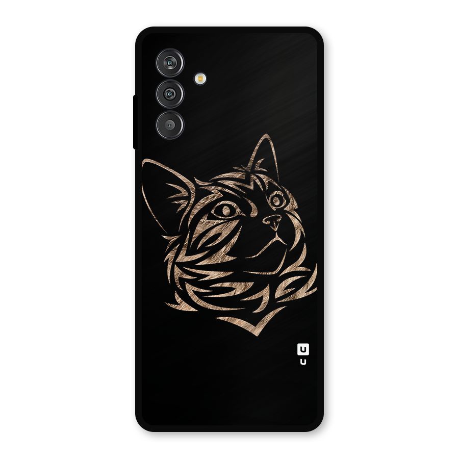Tribal Cat Metal Back Case for Galaxy M13