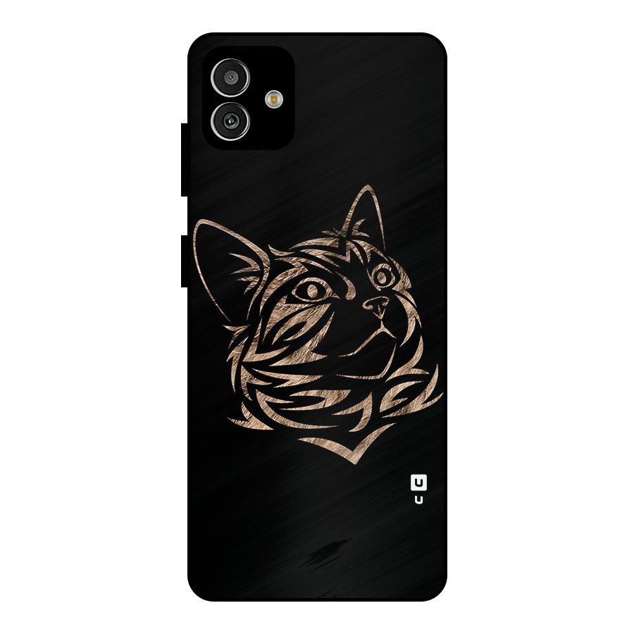 Tribal Cat Metal Back Case for Galaxy M13 5G