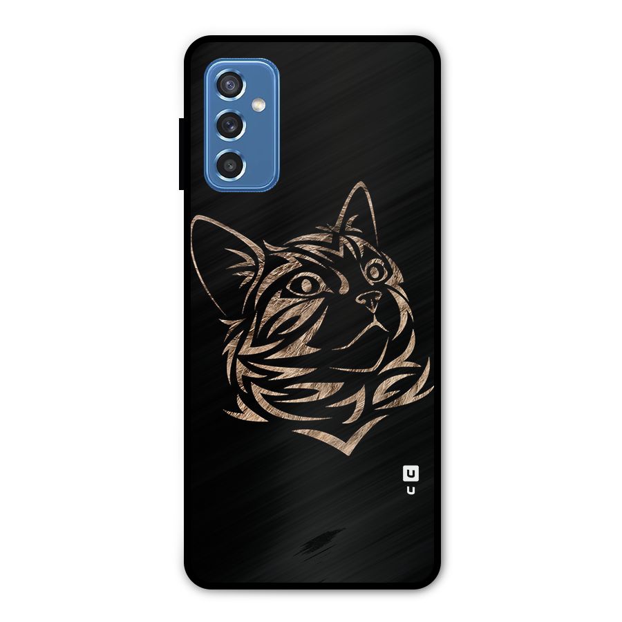 Tribal Cat Metal Back Case for Galaxy M52 5G