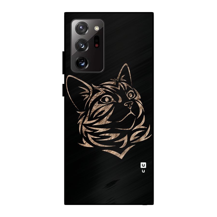 Tribal Cat Metal Back Case for Galaxy Note 20 Ultra 5G
