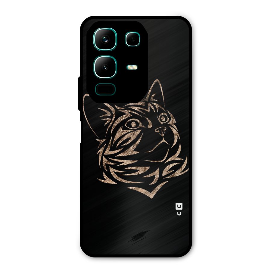 Tribal Cat Metal Back Case for Infinix Note 50x
