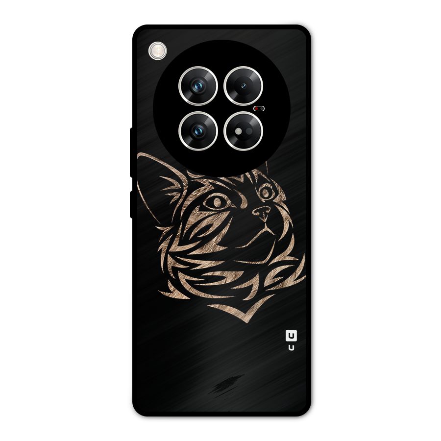 Tribal Cat Metal Back Case for Infinix Zero 40 5G