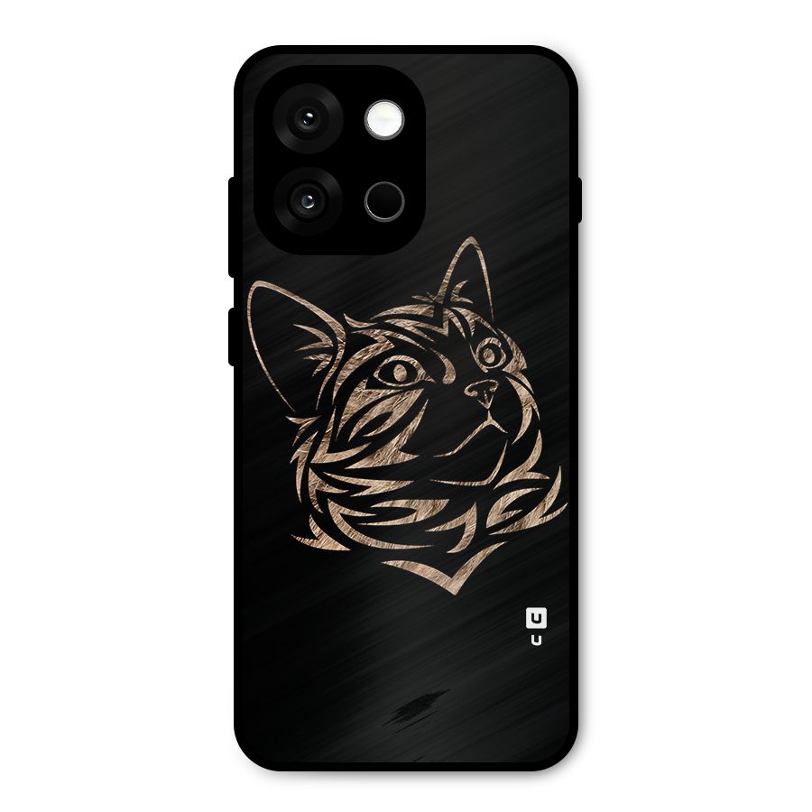 Tribal Cat Metal Back Case for OnePlus 13s