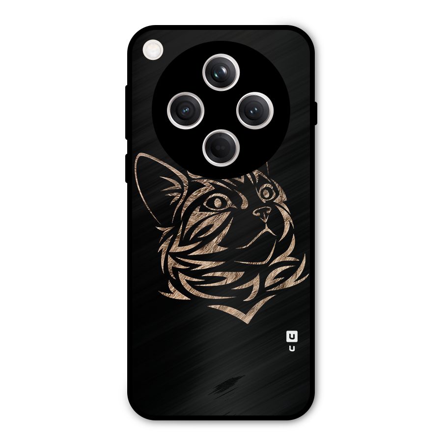 Tribal Cat Metal Back Case for Oppo Find X8