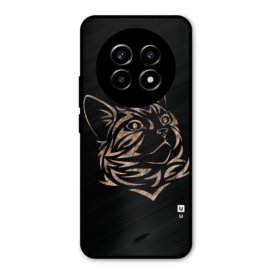 Tribal Cat Metal Back Case for Realme 13 Pro