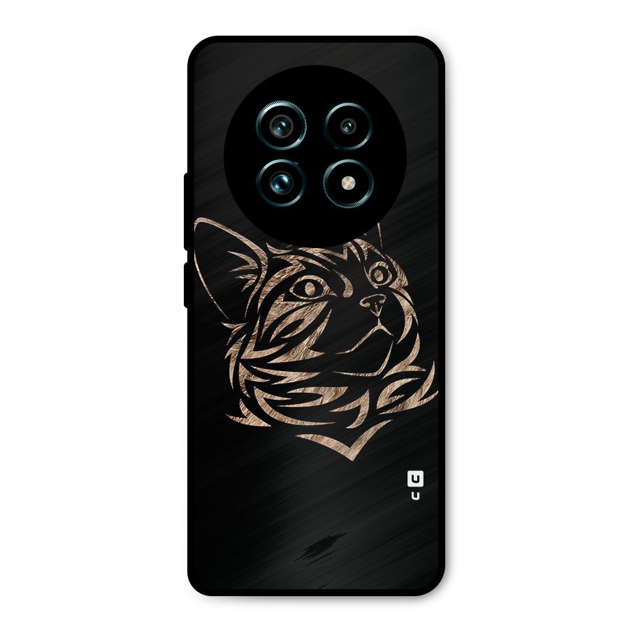 Tribal Cat Metal Back Case for Realme 13 Pro Plus