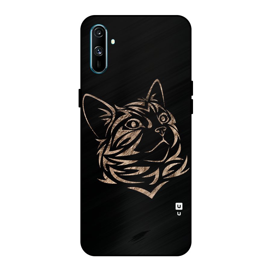 Tribal Cat Metal Back Case for Realme C3