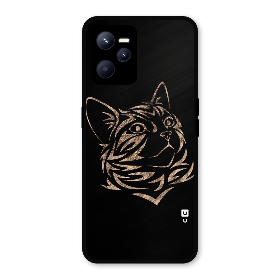 Tribal Cat Metal Back Case for Realme C35