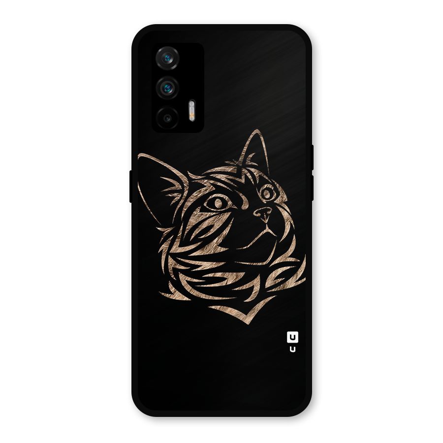 Tribal Cat Metal Back Case for Realme GT 5G