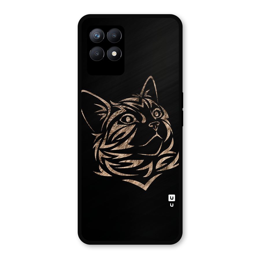 Tribal Cat Metal Back Case for Realme Narzo 50