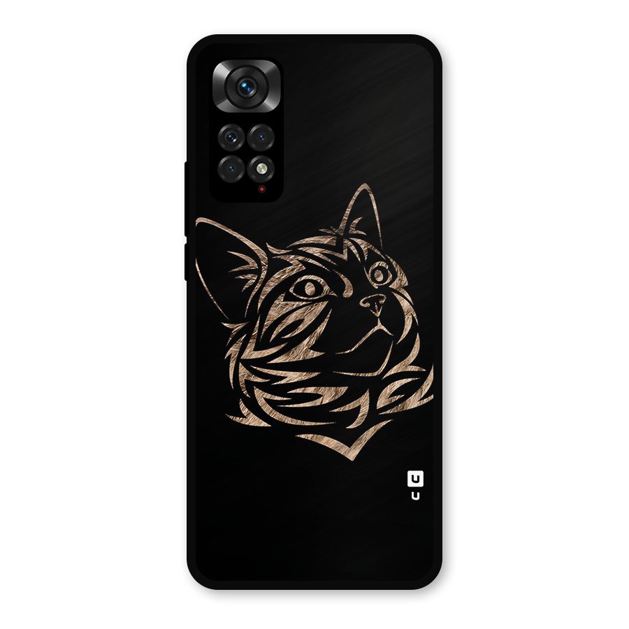 Tribal Cat Metal Back Case for Redmi Note 11s