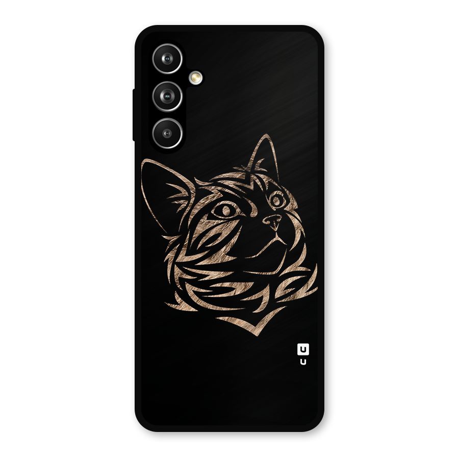 Tribal Cat Metal Back Case for Samsung Galaxy M54
