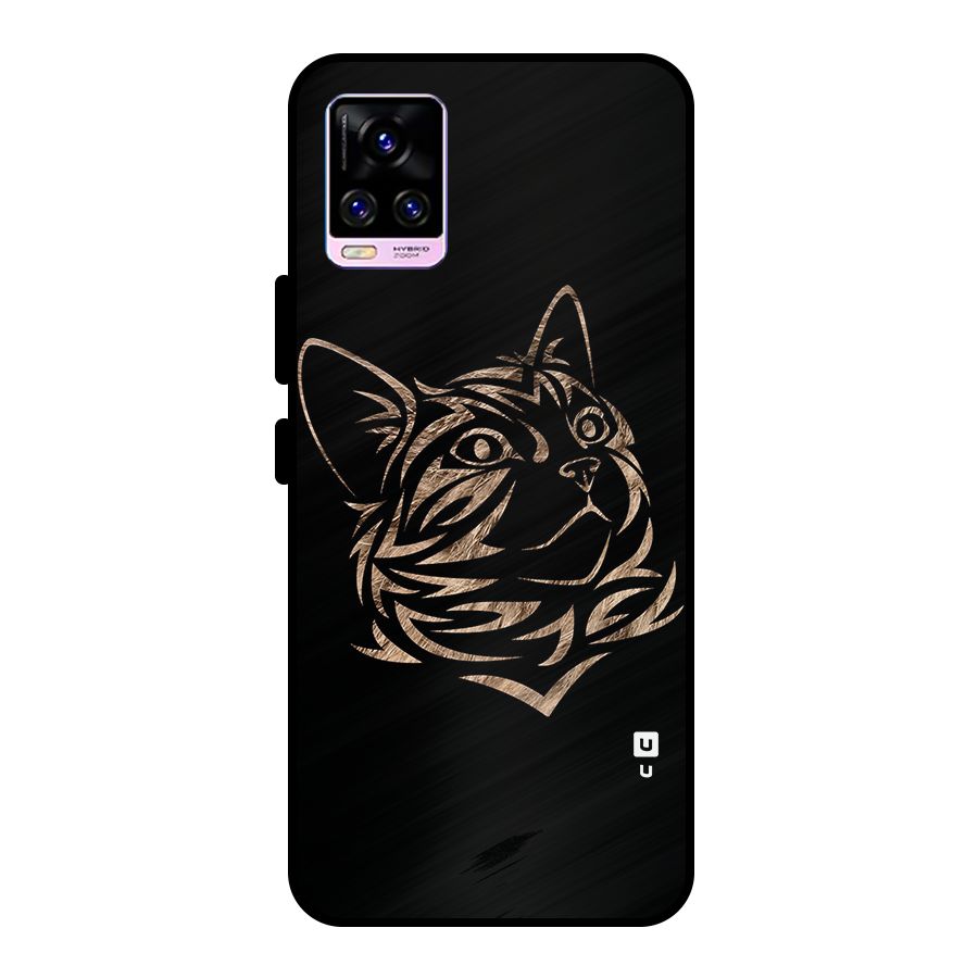 Tribal Cat Metal Back Case for Vivo V20 Pro