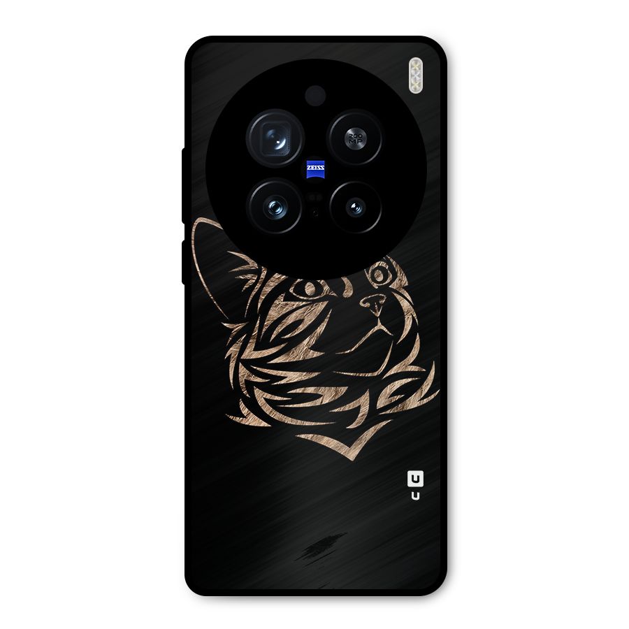 Tribal Cat Metal Back Case for Vivo X200 Pro