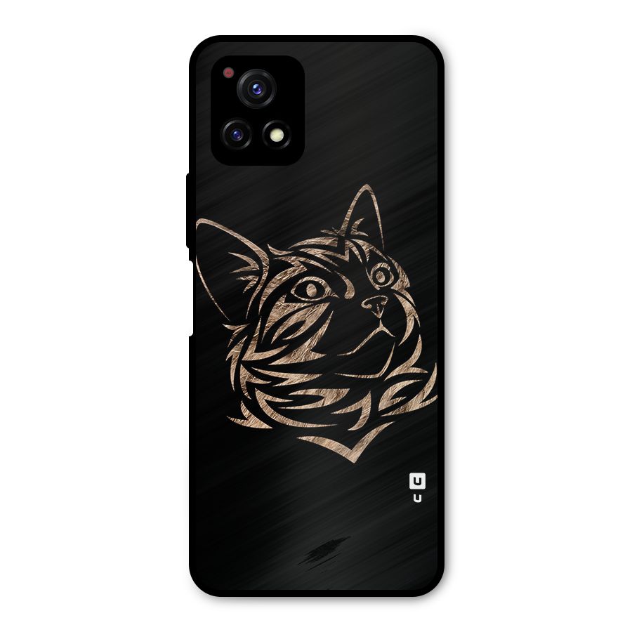 Tribal Cat Metal Back Case for Vivo Y72 5G