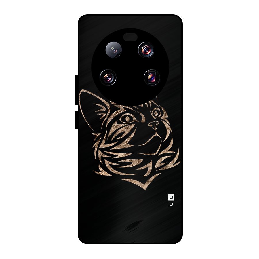 Tribal Cat Metal Back Case for Xiaomi 13 Ultra
