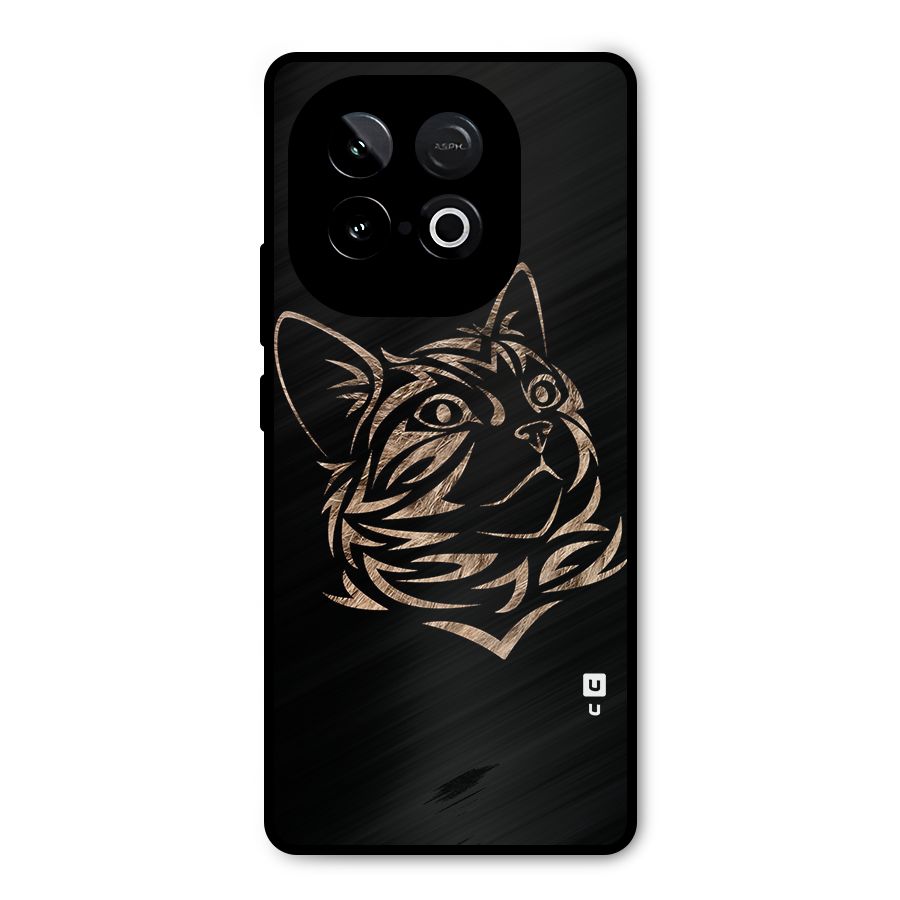 Tribal Cat Metal Back Case for iQOO Neo 10
